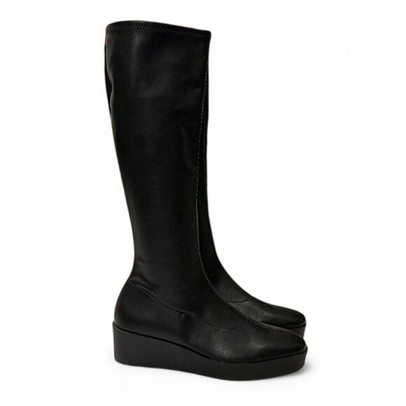 AEROSOLES Black Heeled Boots - Picture 1 of 9
